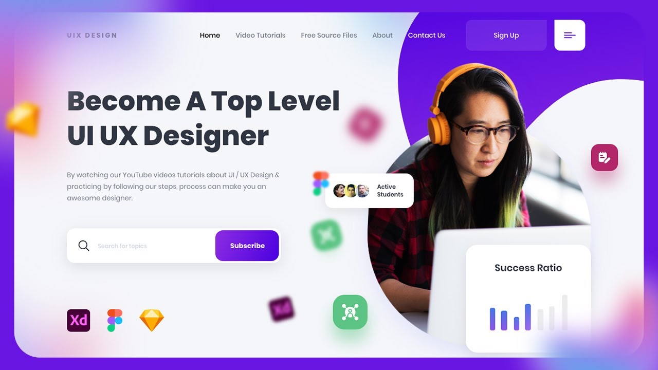 Landing Page UI Design