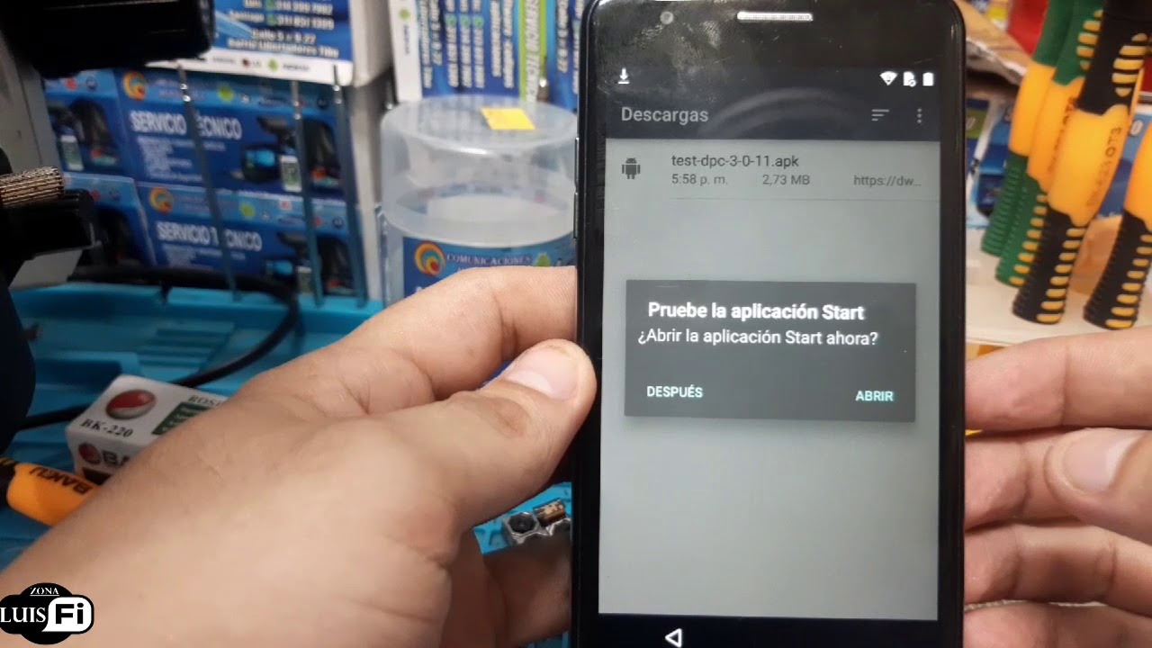 Quitar o eliminar cuenta google a  un LG K8 2017 facil y rapido