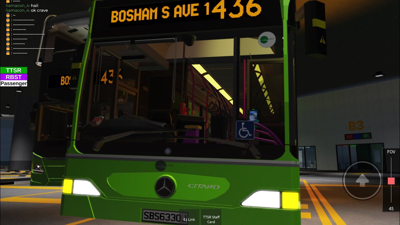 [Passed TTSR Application] Svc 436 On MB Citaro SBS6330J | TTSR