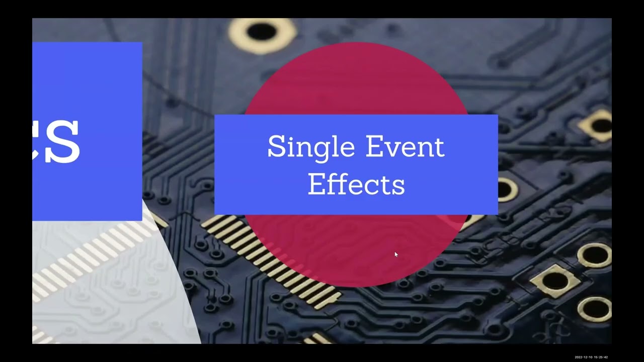 John Lomax Radiation Effects on Space Electronics