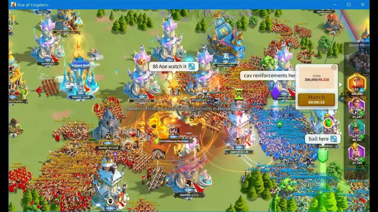 Triple rally on Fort (this took ages to destroy) KVK 5 3488 zone 5 fights!