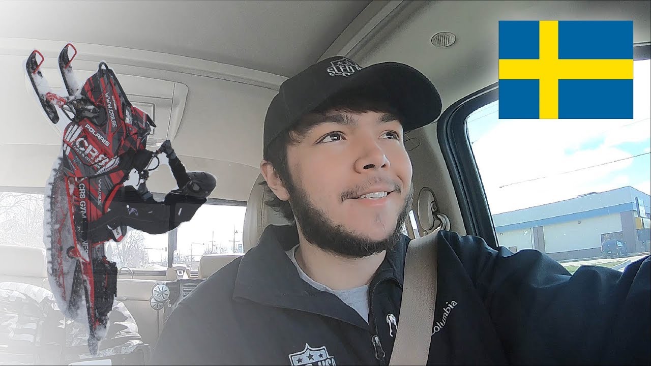 SNOWMOBILING IN SWEDEN!