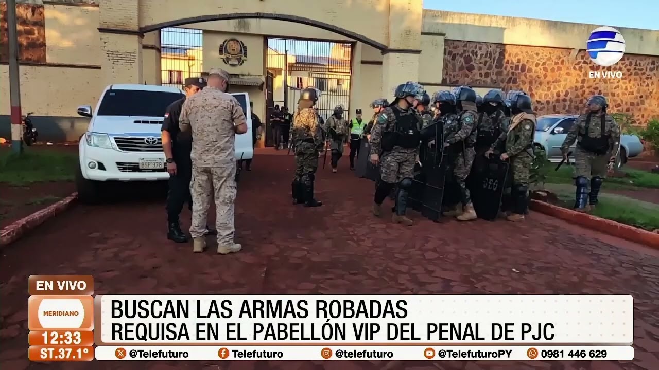 Requisa en el pabellón VIP del penal de PJC