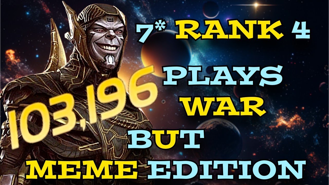 7 Star Corvus Plays War But Meme Version | Mcoc