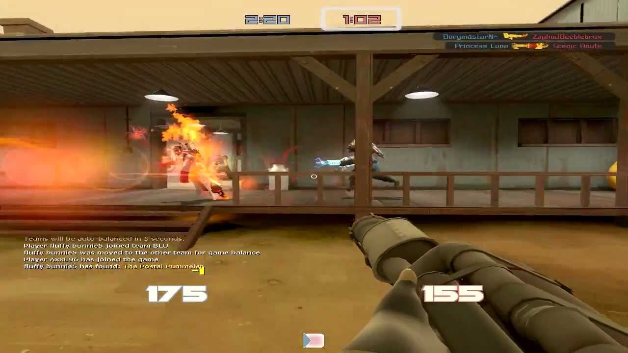 Team Fortress 2 KOTH Harvest Pyro Gameplay HD