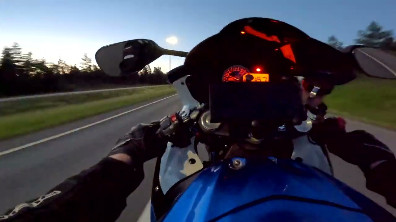 Midsummer Night Highway Riding | Suzuki GSXR 1000 |
