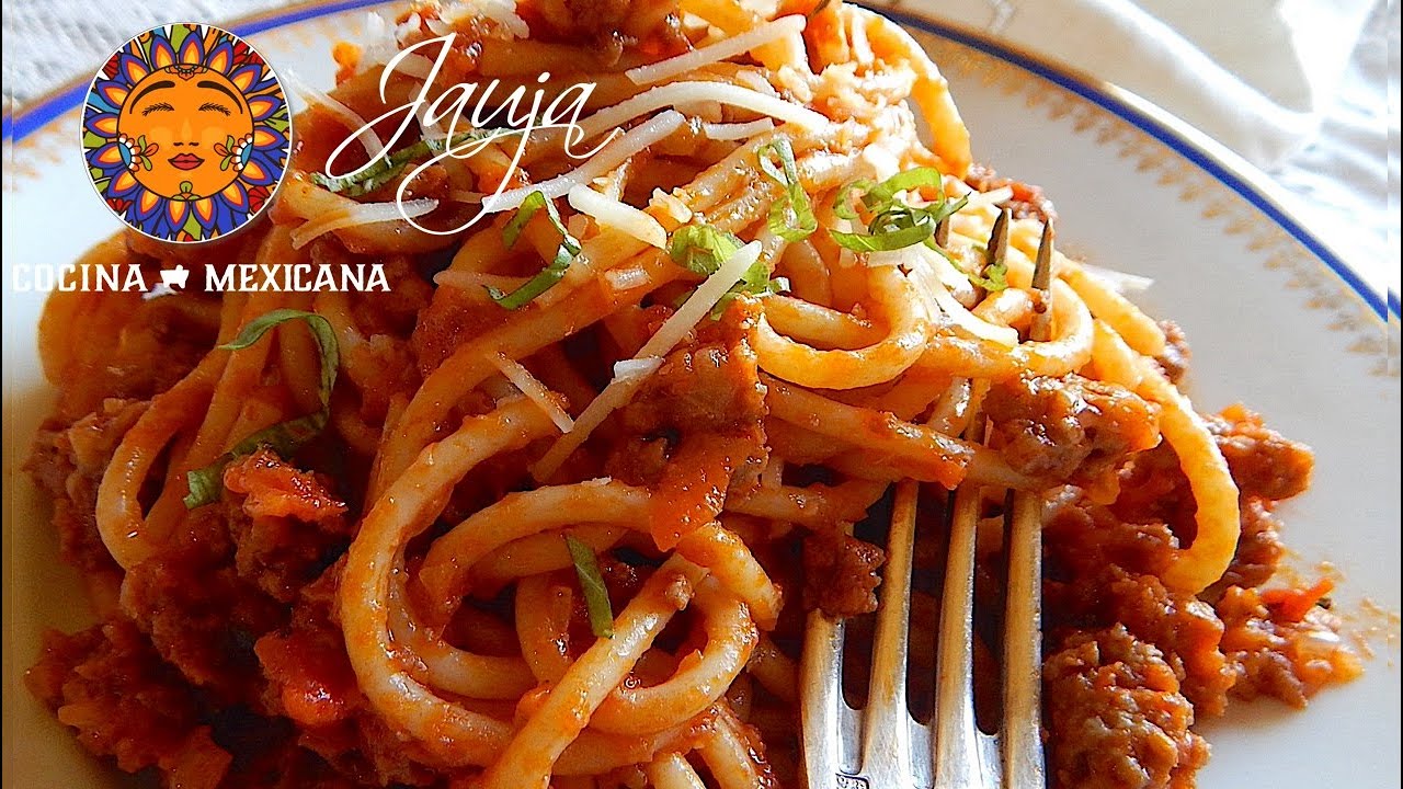El Mejor Espagueti Rojo con Carne Molida
