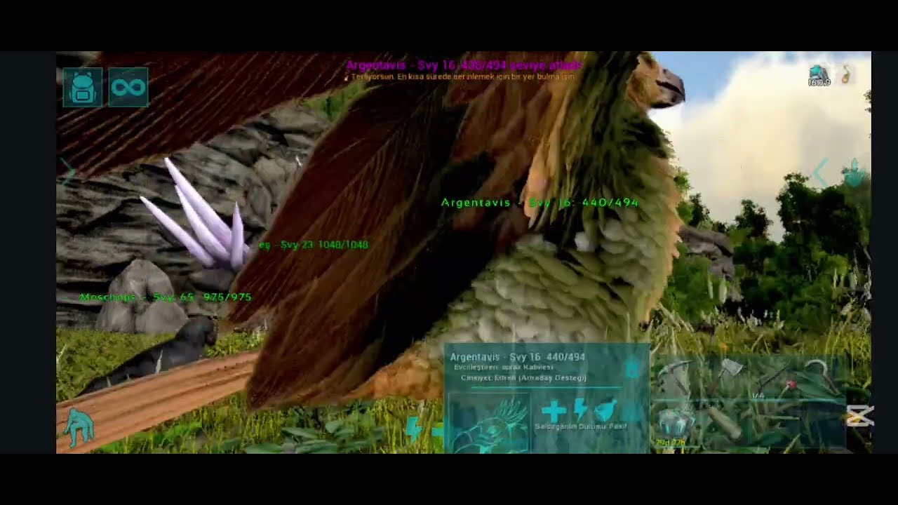 Argentavis Evcilleştirme Bahtsız - Ark Survival Evolved Mobile S1B7