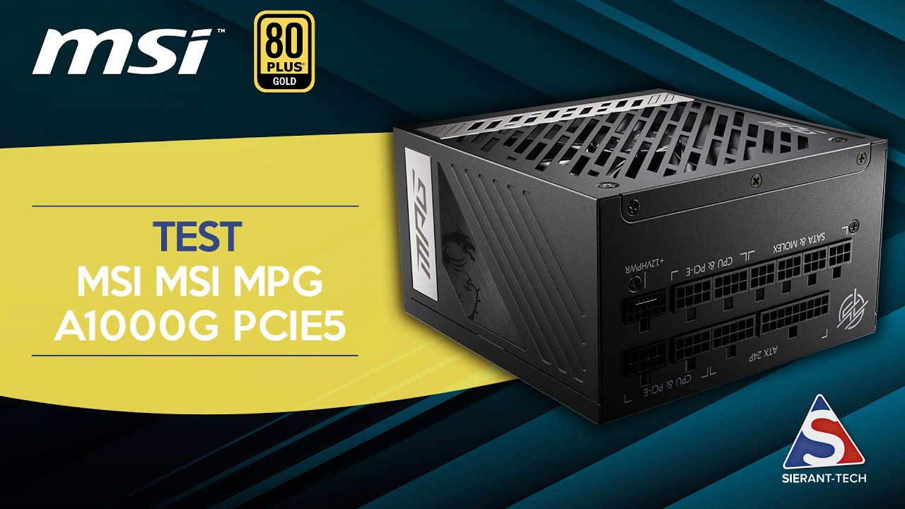 Najlepszy zasilacz ATX 3.0 za 699 zł? - test  MSI MPG A1000G PCIE5
