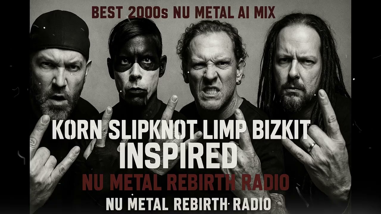 Best 2000s Nu Metal AI Mix | Korn Slipknot Limp Bizkit Inspired (Vol.1) Nu Metal Rebirth Radio