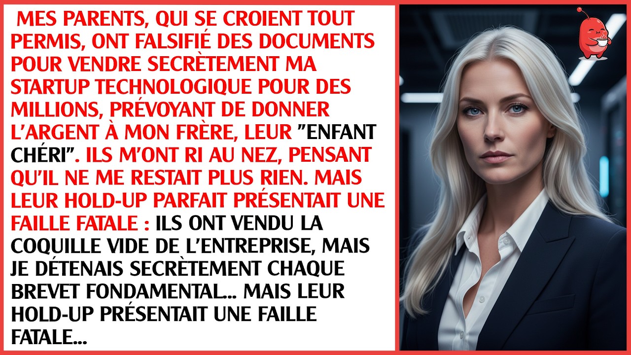 Mes parents ont vendu🏢 ma boîte tech — jusqu'à ce que les acheteurs réalisent qui détenait les🤣 …