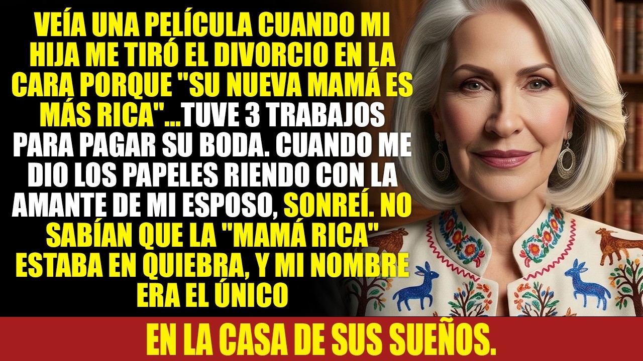Veía una película cuando mi hija me tiró el divorcio en la cara porque 