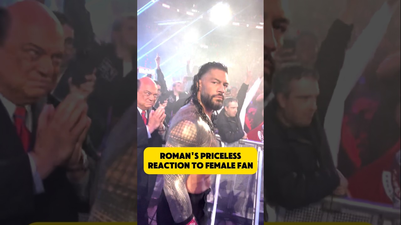 Roman Reigns' Viral Female Fan Moment on RAW!