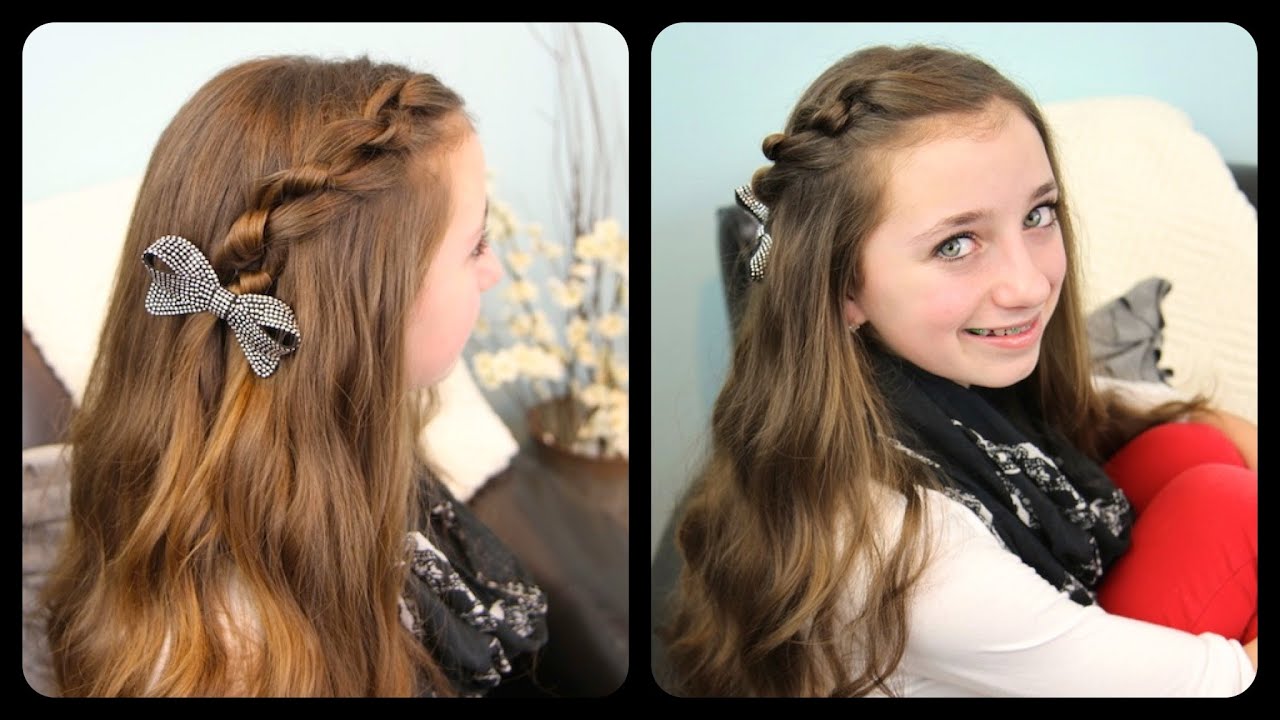 The Knotted Pullback | Cute Girls Hairstyles