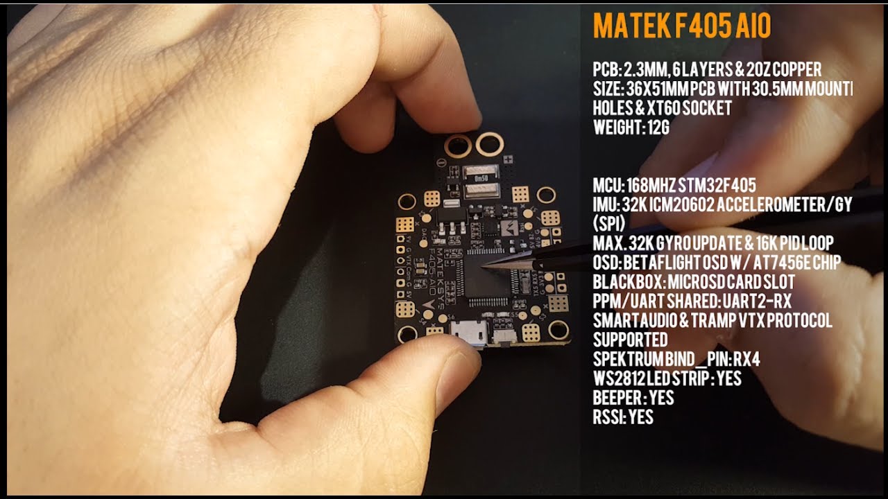 Matek F405 AIO Review and Noise Testing