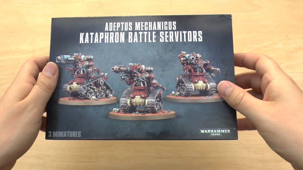 Adeptus Mechanicus - Kataphron Battle Servitors - Unboxing & Review (WH40K)