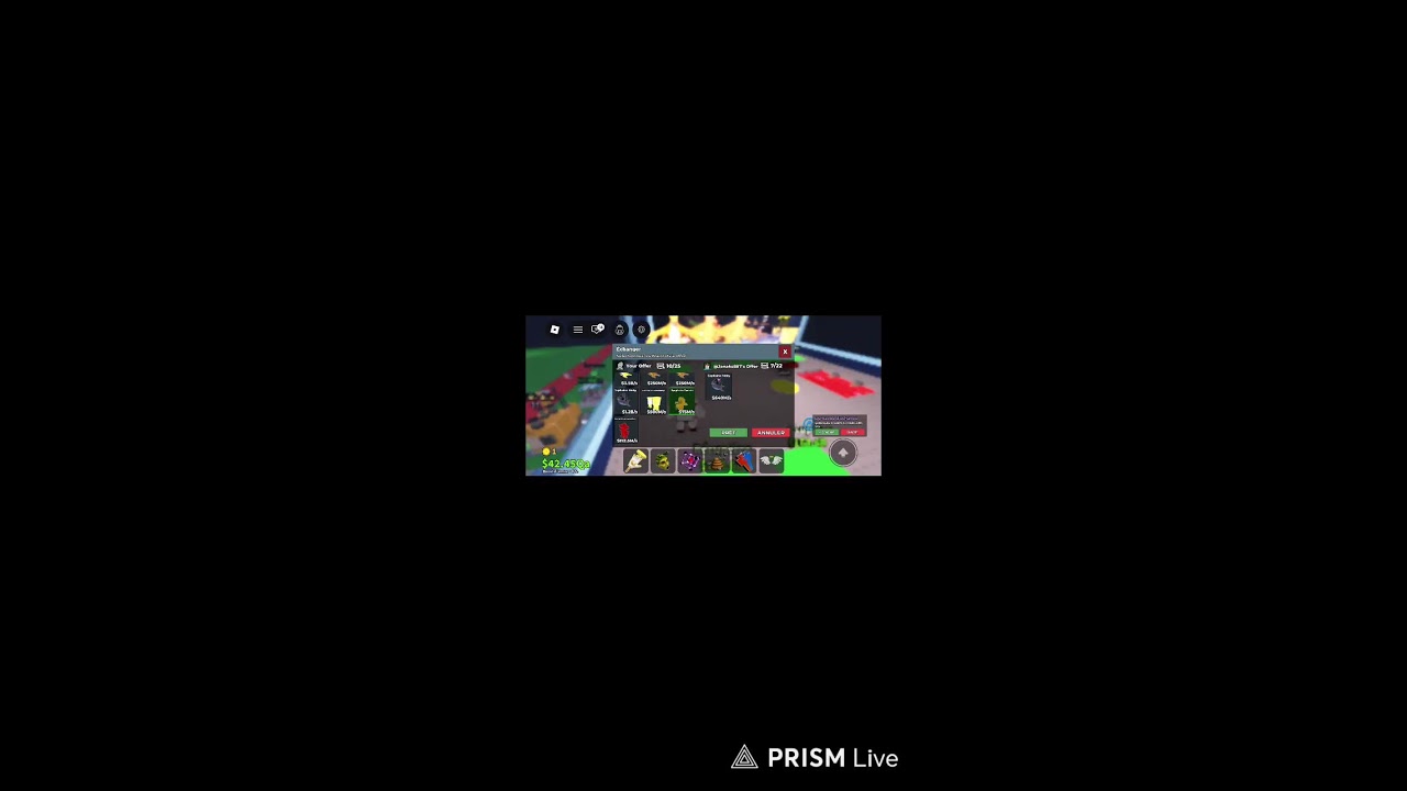 Live streaming of gameraz