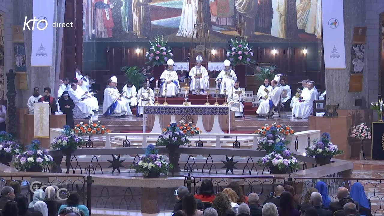 Messe de la Solennité de l'Annonciation à Nazareth || 2025
