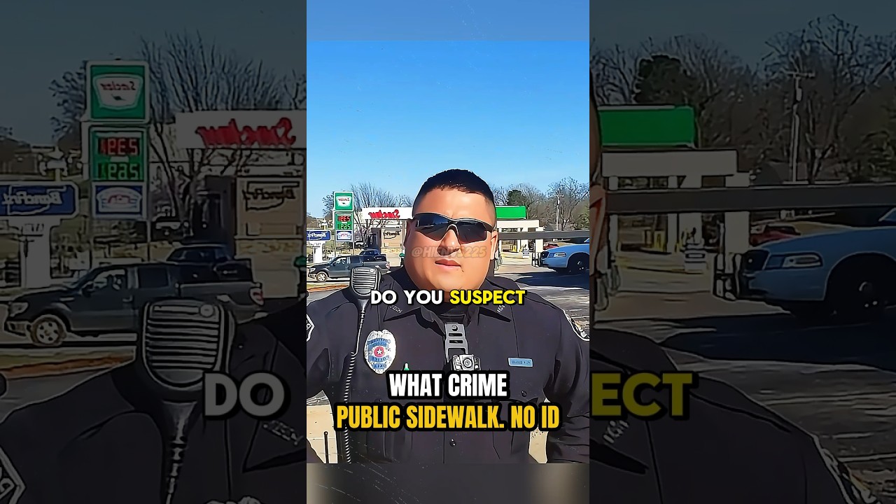 Police demand ID &mdash; Man asks one question they can&rsquo;t answer