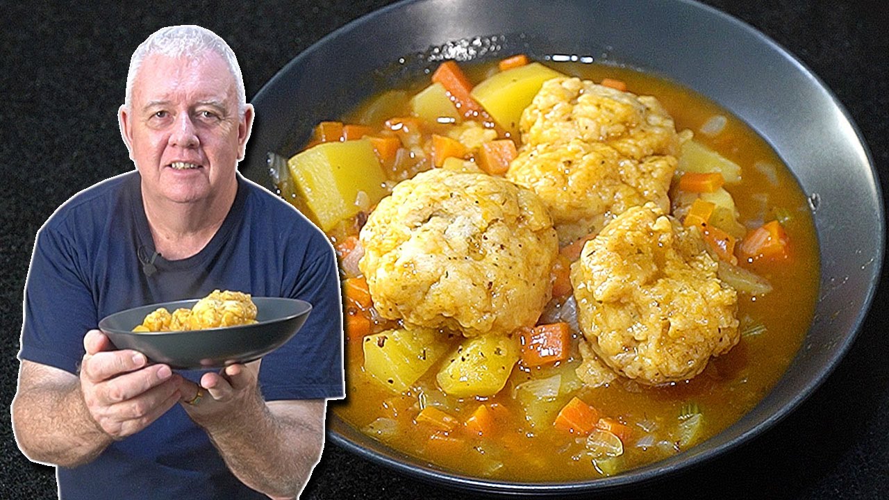 1970s Meatless Stew with Dumplings - classic budget dish