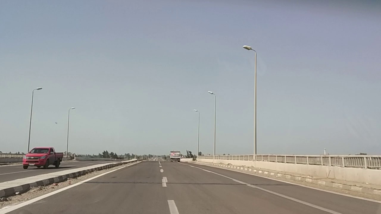 road from Mahala to Kafr el Sheikh Egypt 2018 طريق الدولي الساحلي من مدينة المحله الي كفر الشيخ