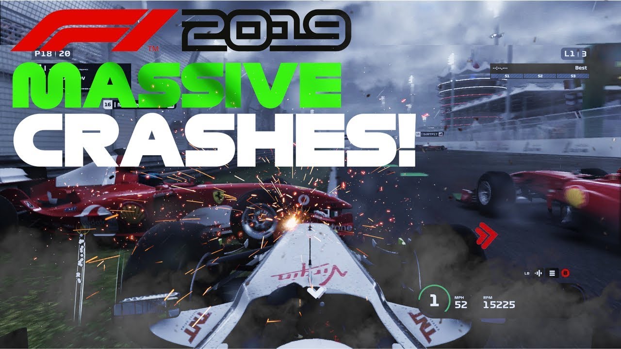 F1 2019 - MASSIVE MULTIPLAYER CRASHES