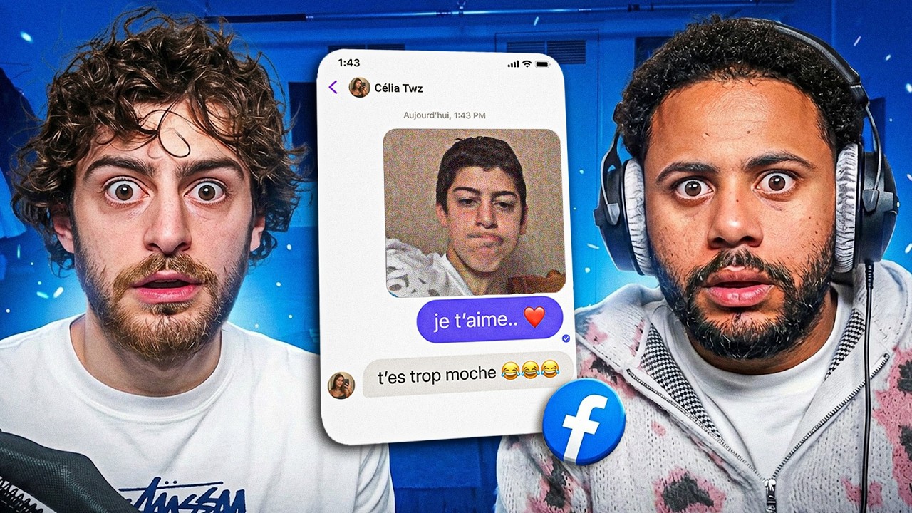 ON REACT &Agrave; MON ANCIEN FACEBOOK 💀😭 (et mes conversations trop HONTEUSES) avec Nico