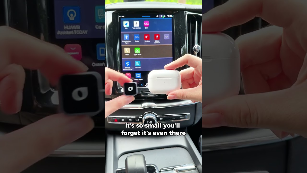 Mirroring functionality on your car's original screen from your iOS system.