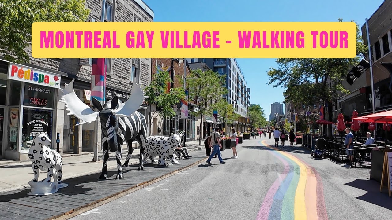 Montreal Gay Village  - Full walking tour #pride #canada 🇨🇦