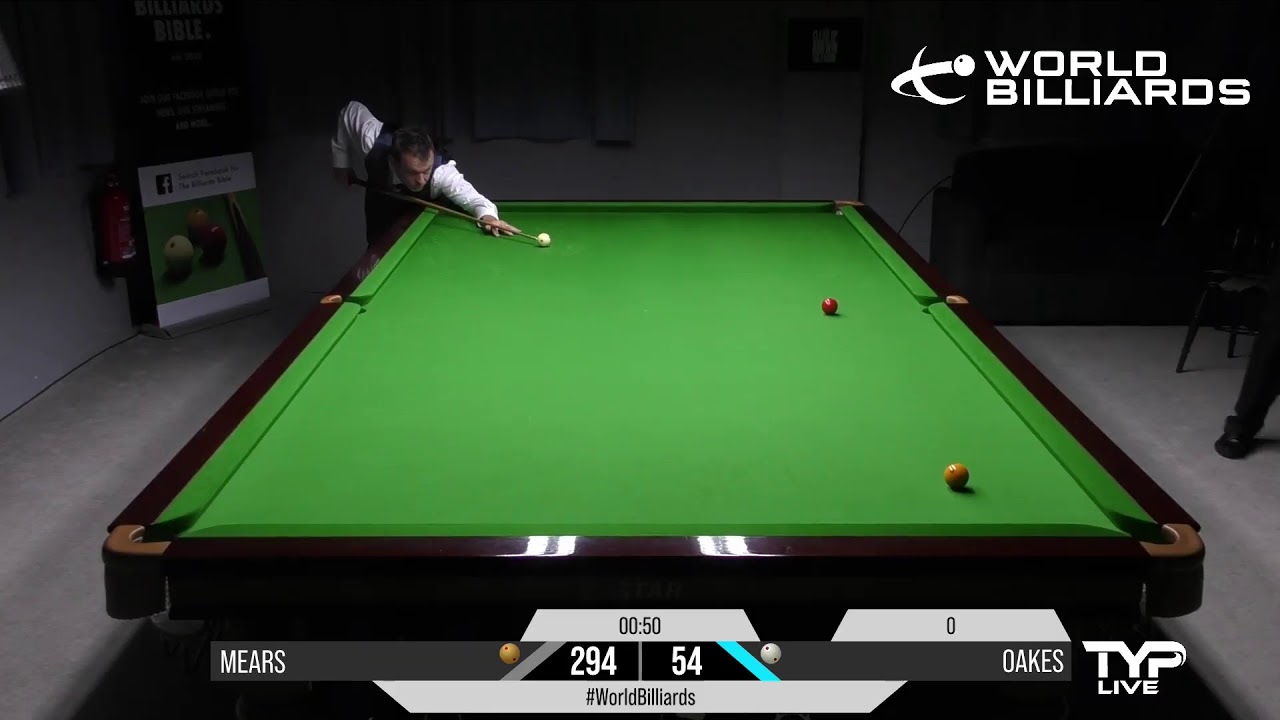 Ryan Mears vs Mel Oakes | Group Stages | English Open 2021 | World Billiards | Crucible Reading