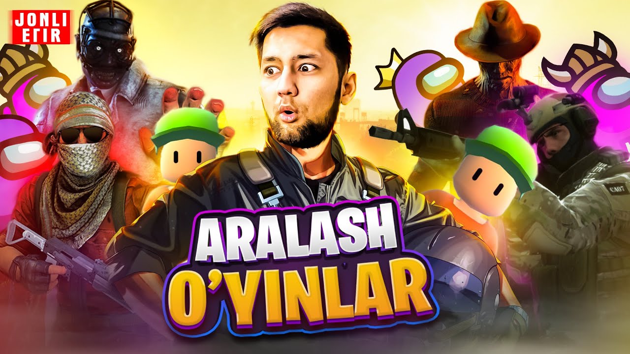 JONLI EFIR - ARALASH O'YINLAR | UZLIDER