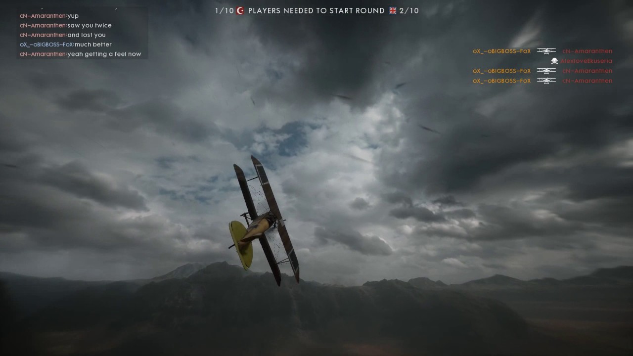 BF1 Dogfight Practice oX_-oBIGBOSS-FoX vs. cN-Amaranthen