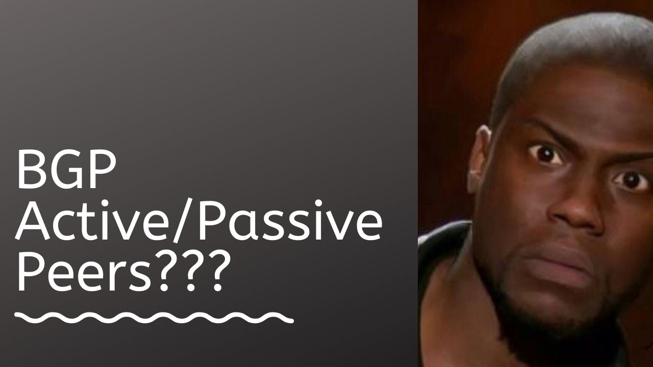 What is an Active/Passive BGP Peering??????