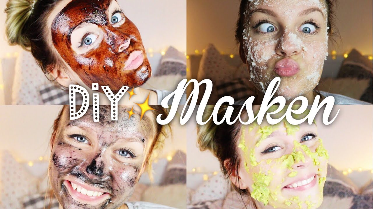 4 easy DIY GesichtsMASKEN ♡| Dagi Bee
