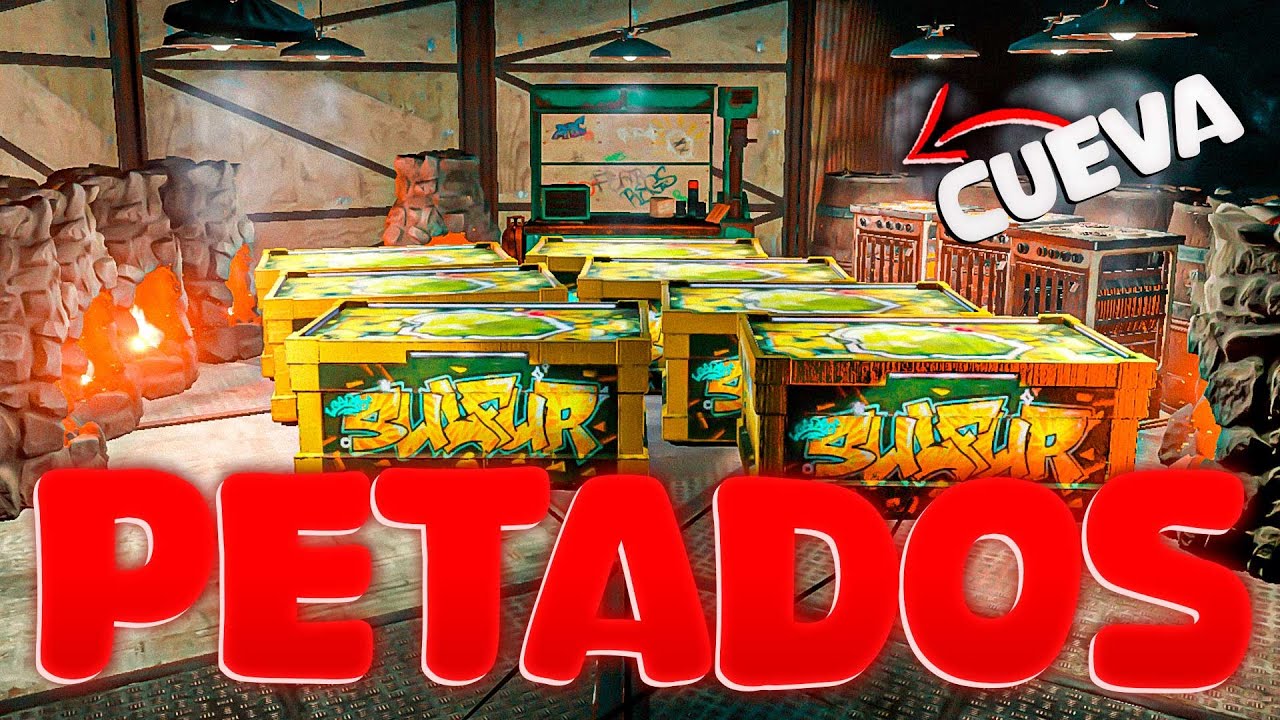 RAIDEAMOS LA BASE CUEVA CON UN LOOT DE LOCOS *CAJON  DE AZUFRE*
