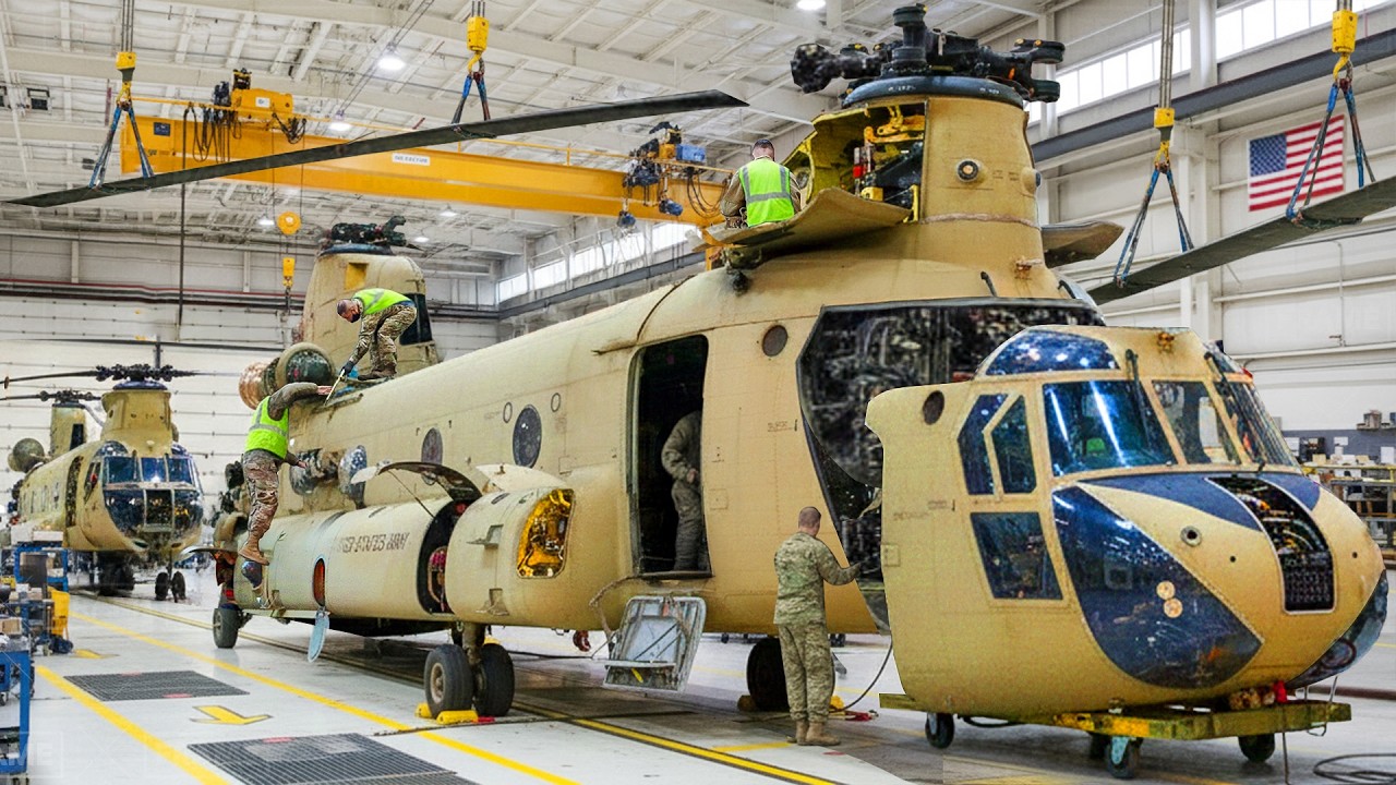 Inside the Facility Rebuilding US Army’s Largest Helicopter Ever