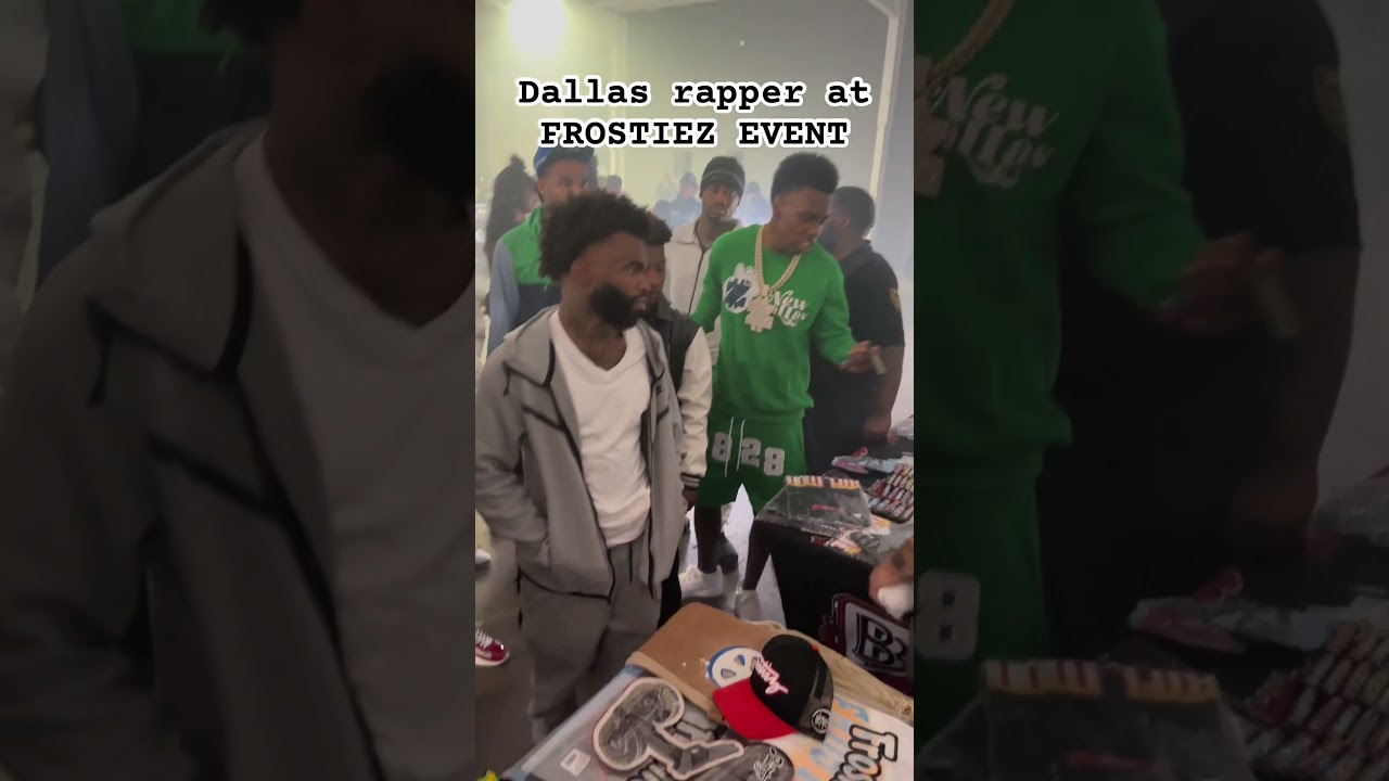 Dallas rapper at frostiez event #billiondreamstv
