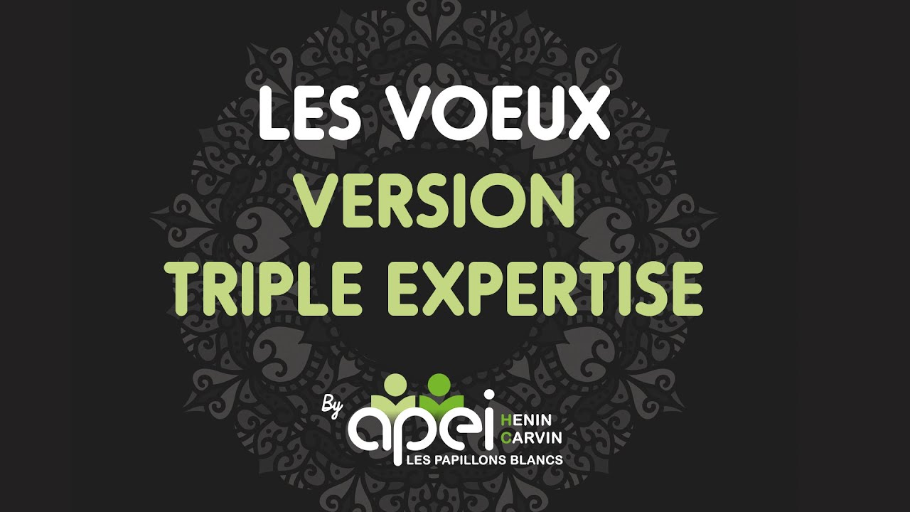 APEI HENIN CRAVIN - Les Voeux 2026 version TRIPLE EXPERTISE