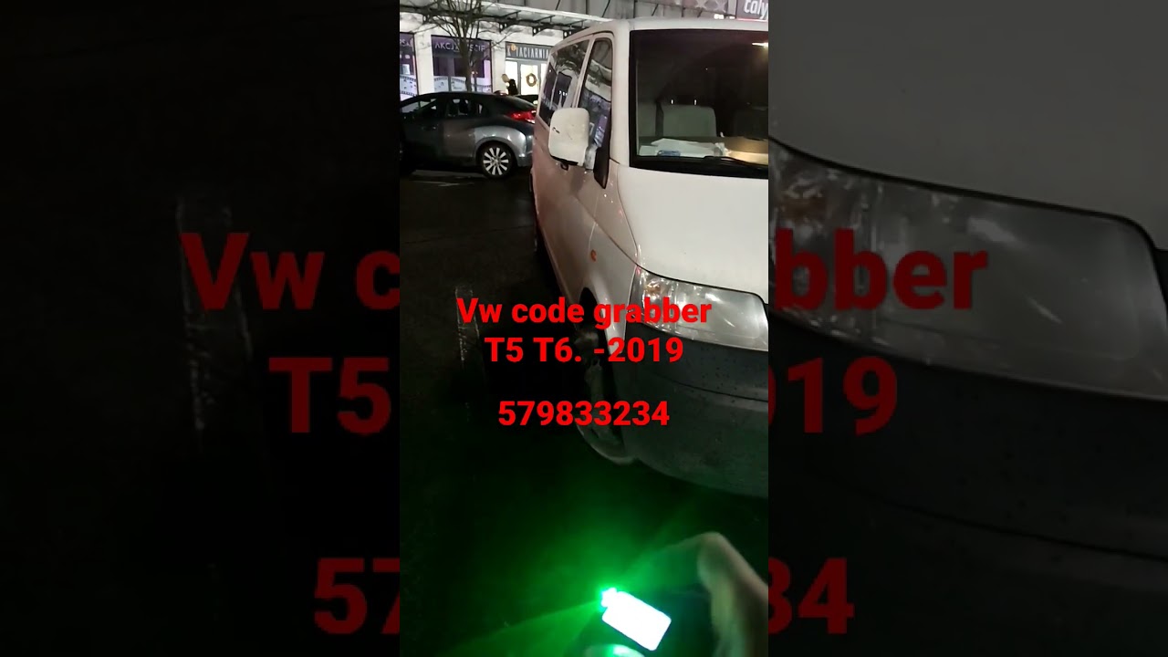 Pandora code grabber VW T5