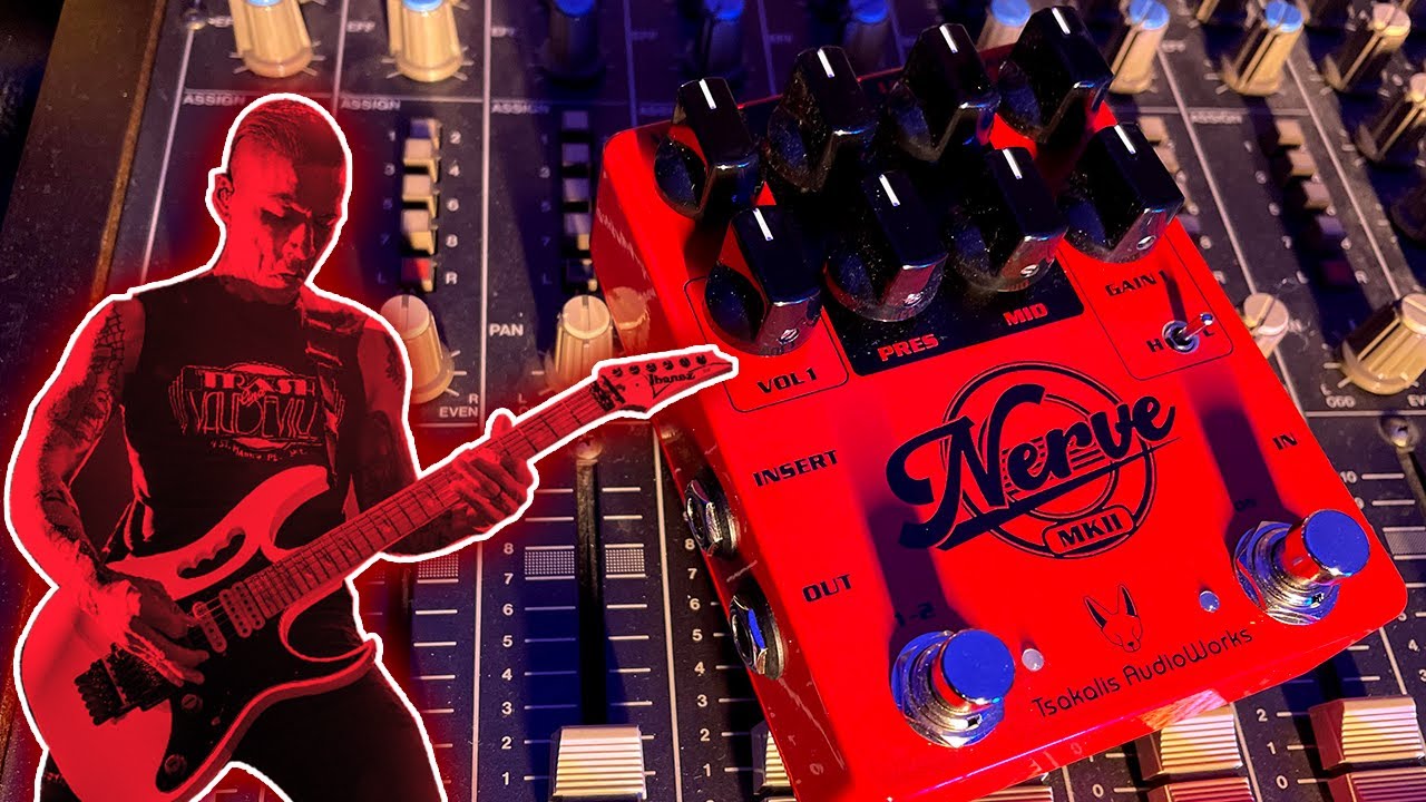 Tsakalis NERVE MKII Dual Channel Distortion pedal