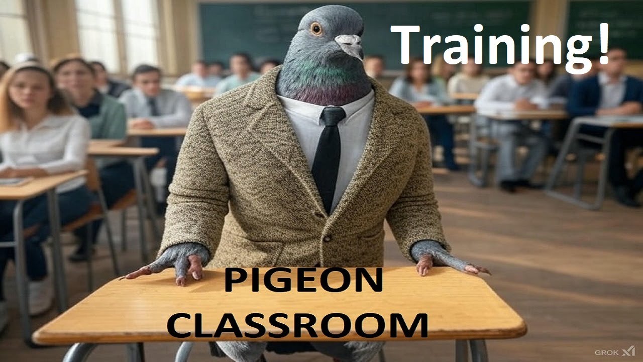 PIGEON CLASSROOM..TRAINING!..#3