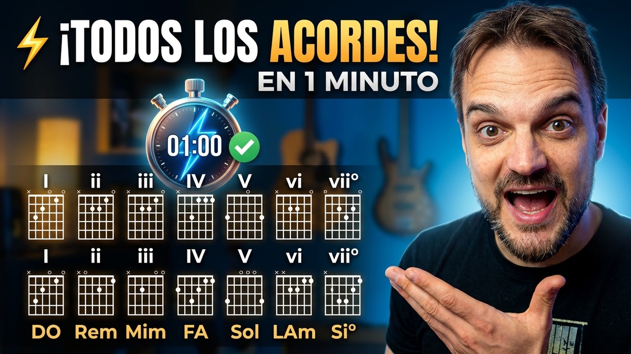 🎸 EL SISTEMA VALERO: ⚡ Encuentra TODOS los Acordes de una Tonalidad en 1 MINUTO! 🔥