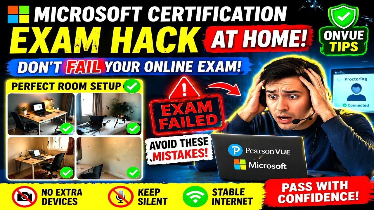 Как сдать экзамен Microsoft из дома 🏠 | Правила, настройка и советы 2026 | Как сдать #microsoftex...