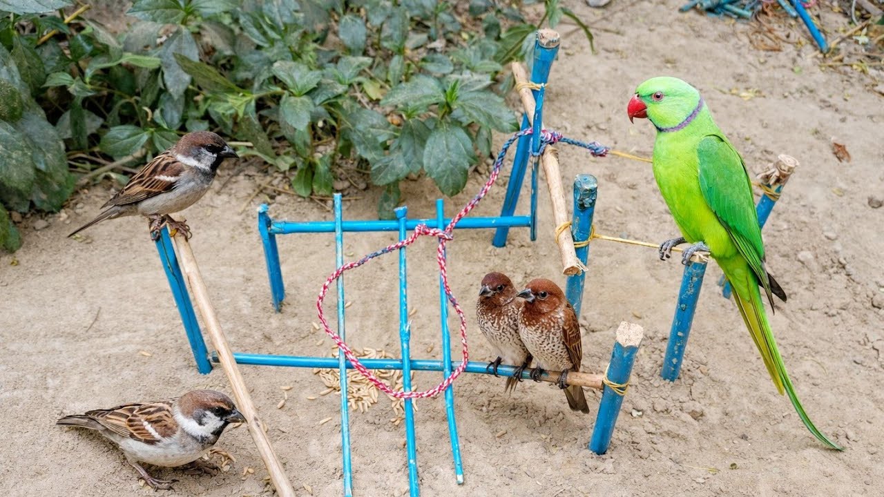 Best Unique More Creative DIY Quail Trapping Technique With Wood#trap#bird