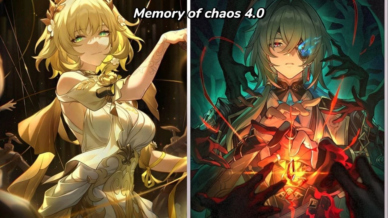 Double E1S1 Aglaea & Anaxa Memory of chaos 4.0 Honkai Starrail