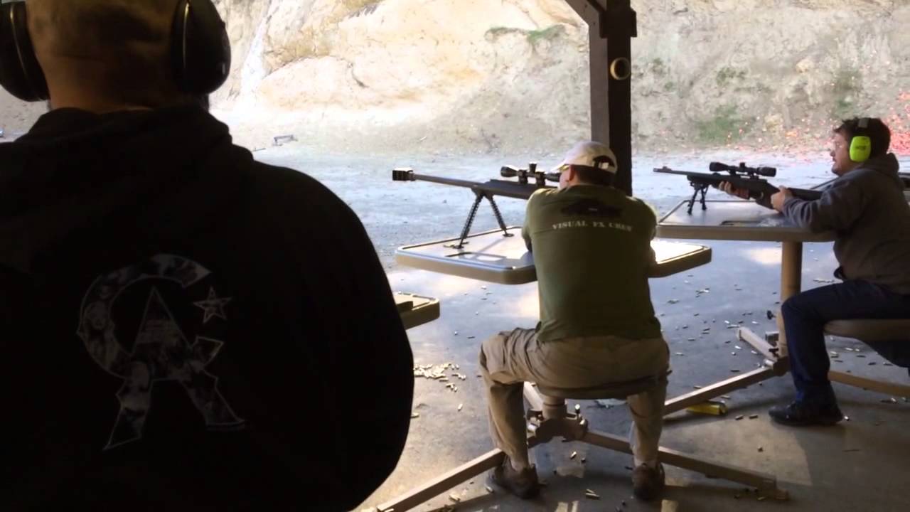 Barrett 50 Caliber at the Oak Tree Shooting Range