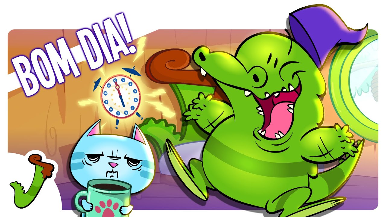 BOM DIA! do Jacarelvis e Amigos - Desenho Infantil