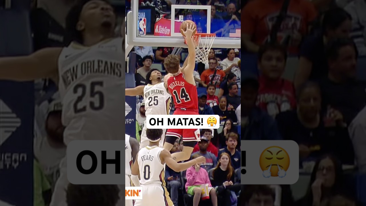 Matas Buzelis with the one hander off two 2k dunk animation 😳