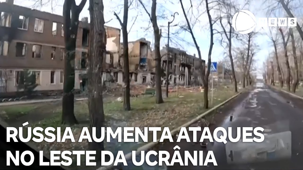 Rússia aumenta intensidade dos ataques na região leste da Ucrânia