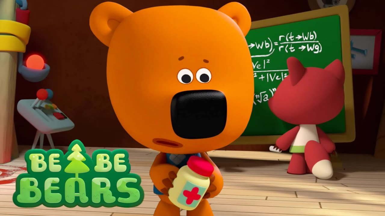 Bjorn e Bucky - BeBeBears - Diversão na escola ✨ Desenhos Animados Para Bebês